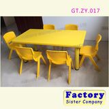 Beautiful Furniture Plastic Chairs and Table for Kindergarten