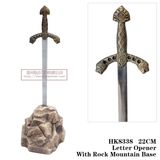 The Lion Sword Letter Opener Knight Swords Home Decoration Crafts 22cm HK8338