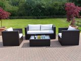 Hawaiian Outdoor Rattan Sofa Set