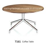 Beech Wood MDF Top Round Side Table