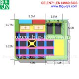 Small Indoor Trampoline Park for Kids Zone