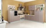 Custom Red Shiny Acrylic Kitchen Furniture (zv-023)