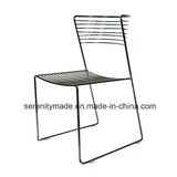 2018 Antique Outdoor Black Metal Wire Chair for Wholesale