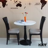 Wholesale Furniture Custom Made Solid Surface Restaurant Dining Table (171113)