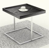 Steel Metallic Livingroom Furniture Side End Coffee Table (CJ-153D)