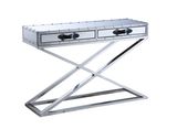 Cross Stainless Steel Frame Console Table
