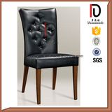 Aluminum Frame Wooden Look Restaurant Chair