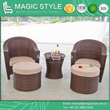 Synthetic Wicker Coffee Set Patio Rattan Wicker Coffee Sofa Outdoor Coffee Set