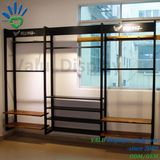 Display Rack Factory Making MDF Metal Display Shelf for Clothing Store