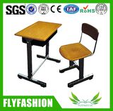 Wooden Single Desk and Chair for Student (SF-06S)