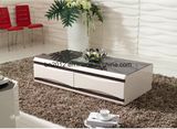 New Design High Gloss MDF Glass Coffee Table (CJ-147A) Living Room Sets