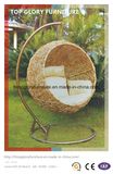 PE Wicker Rattan Hanging Outdoor Furniture Swing (TGDL-022)