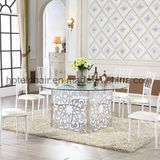 Simple Design Metal Dining Restaurant Table with Garden Furniture