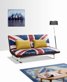 British Style Funtional Two Folded Sofa Bed