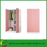 Double Open High Gloss Melamine Bedroom Wardrobe