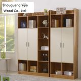 Modern Design Wooden Color MDF Bookshelf Bookcase