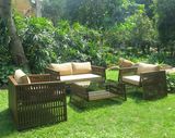 European Style Garden Rattan or Wicker Sofa Set (WS-15595)