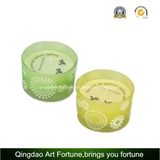 Filled Wax Glass Candle for Outdoor Garden Decor