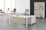 L-Shaped Modern Office Melamine Executive Manager Desk