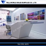 Hotel Artificial Stone Beauty Salon Furniture Salon Front Desk Furniture