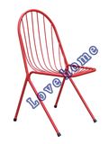 Modern Classic Metal Wire Dining Stackable Steel Side Chair