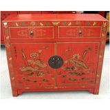 Antique Chinese Furniture Painted Cabinet Lwb390