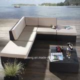 Cheap Outdoor PE Rattan Furniture Garden Synthetic Rattan Cornor Sofa