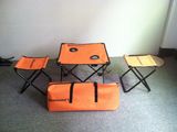 Folding Table, Outdoor Table, Camping Table, Beach Table and Stool.