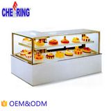 Right Angle Commercial Stainless Steel Corner Cake Display Showcase/Cabinet (AT-1500/1800/2000)