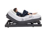 Head and Foot Controlled with Bed Skirt Massage USB Ports Both Side Underbed LED Light as Split King Size or Cuomized Electric Bed
