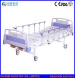 Medical Equipment Brake Castors Double Hand Crank Patient Hospital Bed