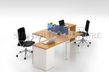 Latest Modern Aluminium T Shaped 2 Person Office Desk (SZ-WST741)