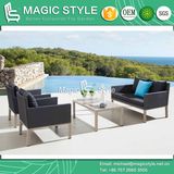 Outdoor Textile Sofa Set Modern Textile Sofa with Cushion Aluminum Sofa with Textile Garden Sling Sofa Set Hotel Sling 2-Seat Sofa Club Textile Chair