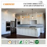 CB2018 Morden Furniture White Shaker Kitchen Cabinets Solid Wood OEM