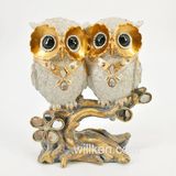 Resin Farm Animals Decor Owl Statues Resin Sculpture Statue
