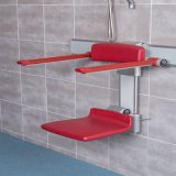 Rehabilitation Bathroom Aluminum Shower Bench Foldable Used in The Hospital