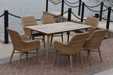 Rattan Bistro Chair & Table Set HS30329c&HS20118dt