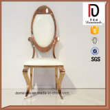 High Class Rose Gold Stainless Steel High Back Stainless Steel Chair