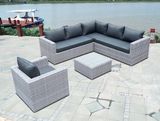 Garden Patio Half Round Rattan Wicker Outdoor Home Hotel Office Lounge Sofa (J727HR)