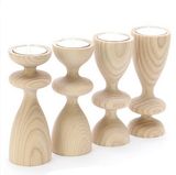 Wooden Candle Holder, Wooden Decoration Item