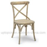 Classical Design Wooden Cross Back Chair with Various Material Chair Seat (SP-EC140)