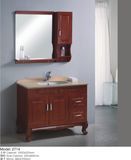 Floor Mounted Wooden with Mirror and Basin Cabinet