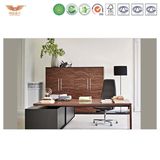 Metal Frame Wooden Surface Top Steel Office Computer Table/Desk