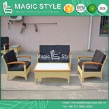 Rattan Sofa Set with Cushion Outdoor Sofa Set (Magic Style)