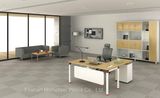 High Quality Metal Frame Office Executive Manager Table (HF-OFY003)