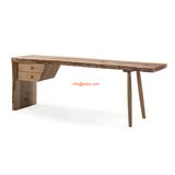 (SL-8001) Hotel Restaurant Home Public Furniture Solid Wood Writing Table Desk