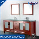 American Type Floor Standing Commercial Double Sink Bathroom Vanity