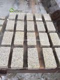 Cheap Driveway Natural Granite Cobble / Cube Paving Stone for Landscape