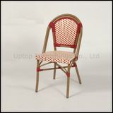 Restaurant Bistro Aluminum Tube Rattan Cafe Chair (SP-OC443)