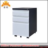 Office Furniture 3 Drawer Steel Mobile Pedestal Storage Filing Cabinet